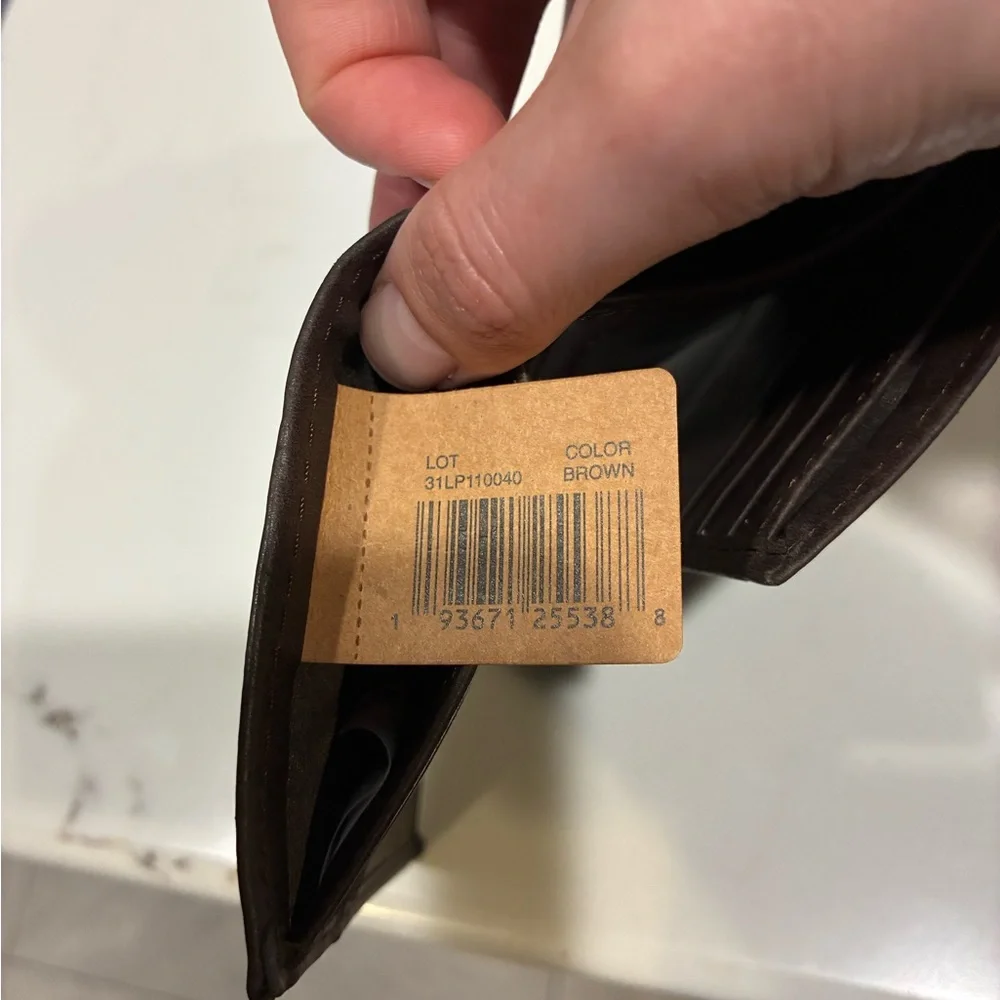 Levi's Dark Brown Leather Wallet
